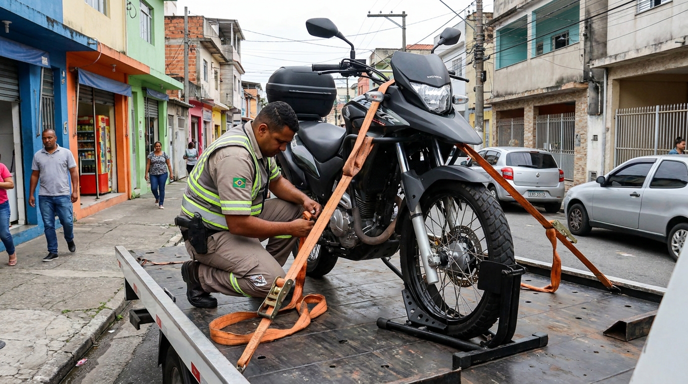 Guincho para Moto em Blumenau‑SC