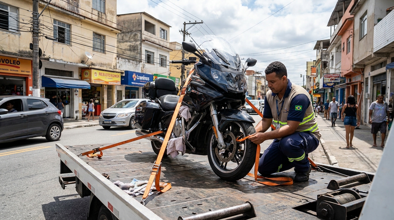 Guincho para Moto em Blumenau‑SC