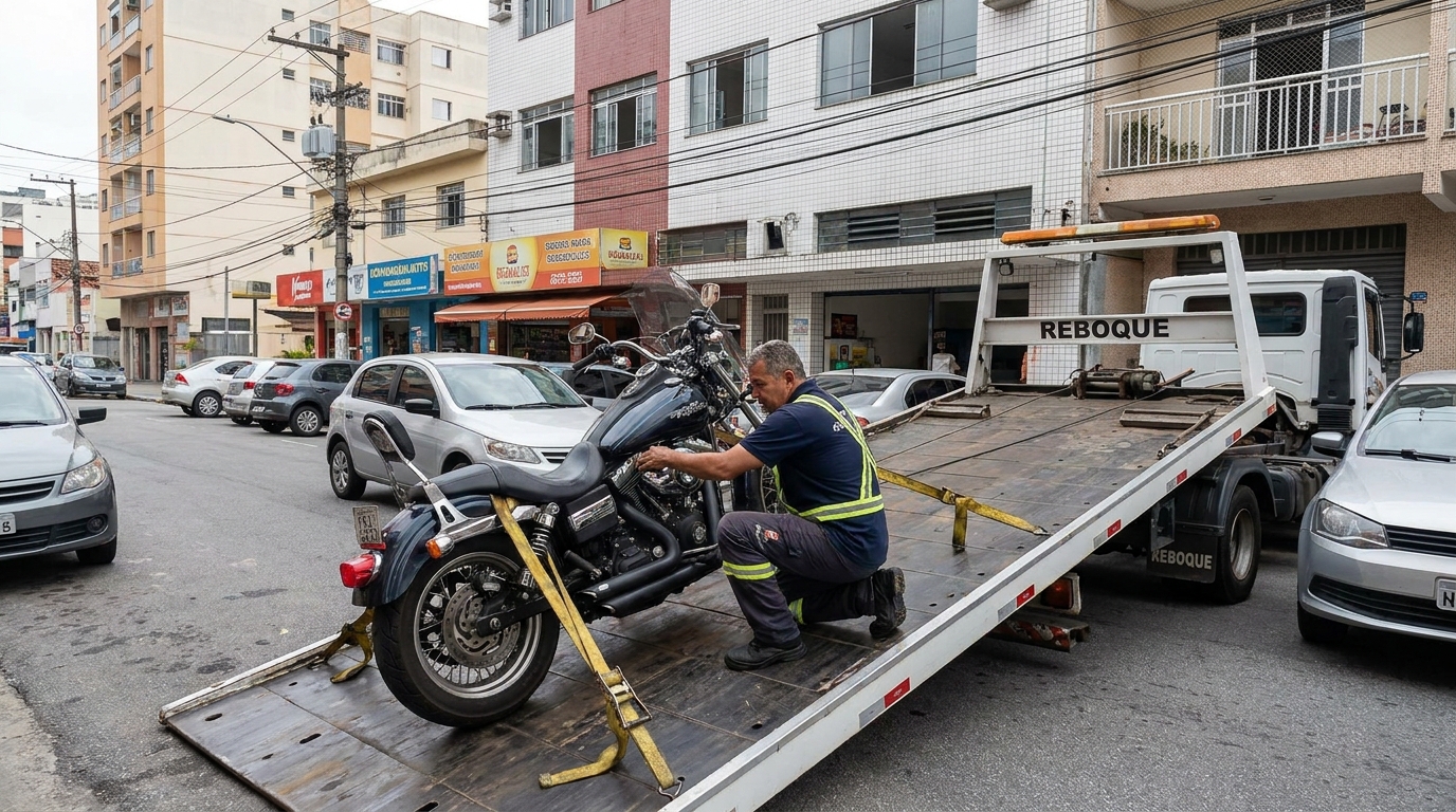 Guincho para Moto em Blumenau‑SC