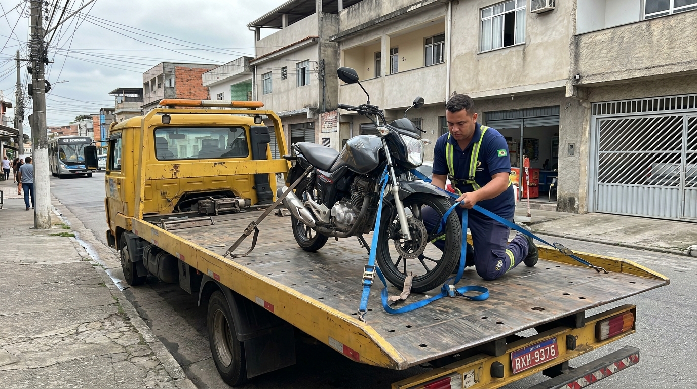 Guincho para Moto em Blumenau‑SC