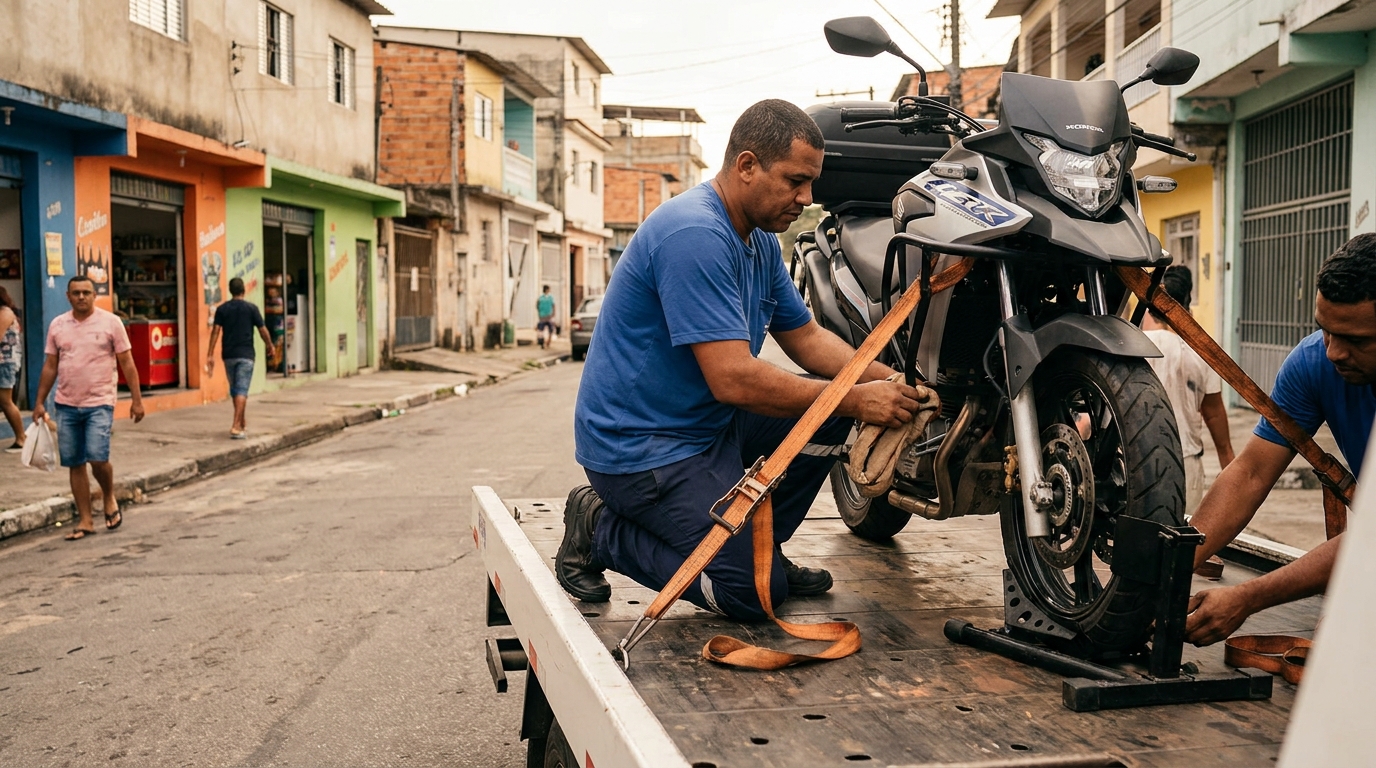 Guincho para Moto em Blumenau‑SC